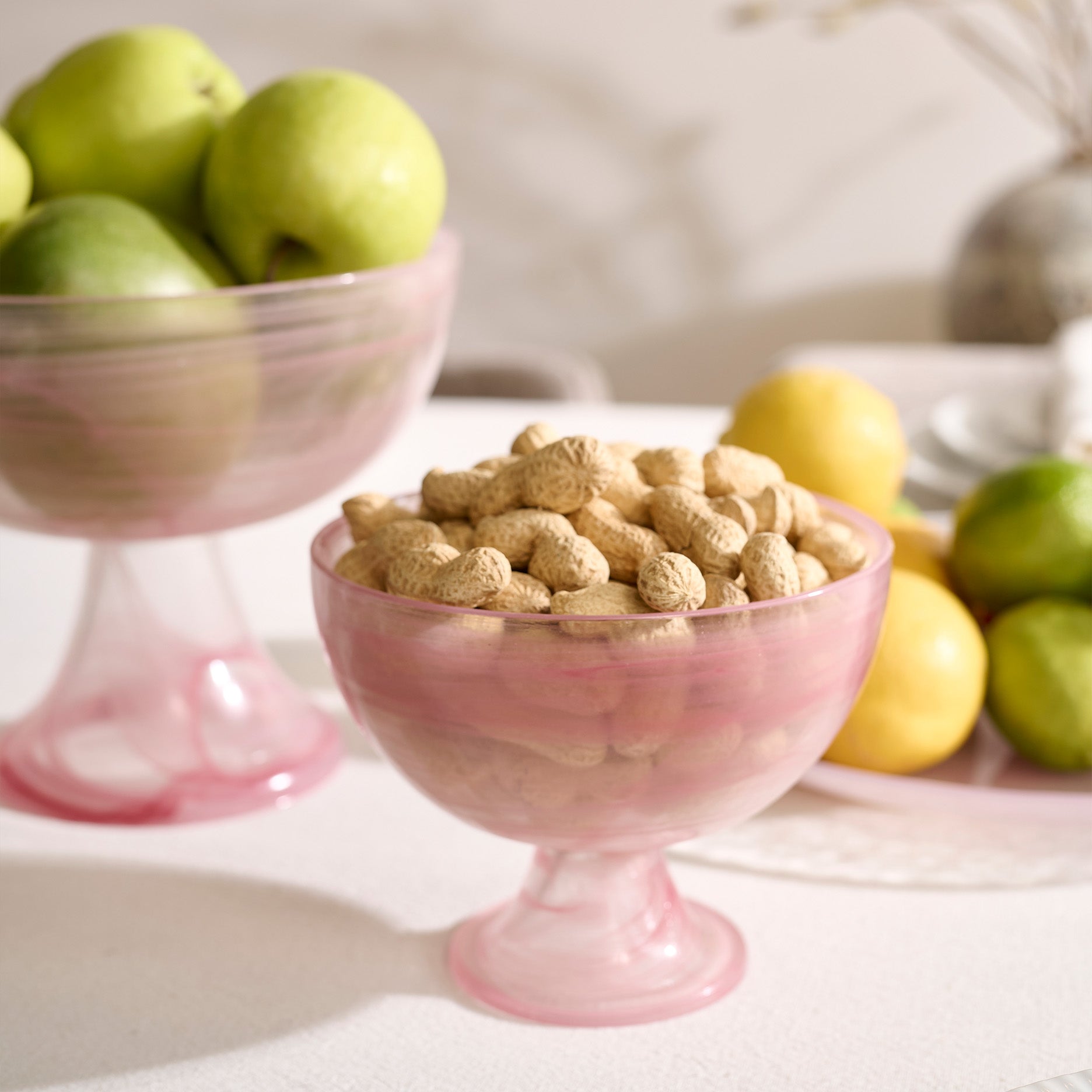 Cotton Candy skål på fod Ø13 cm